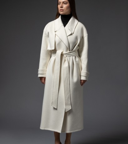 Cashmere trench coat