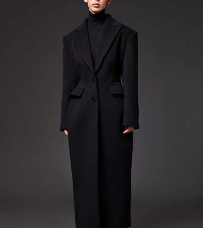 Cashmere black coat