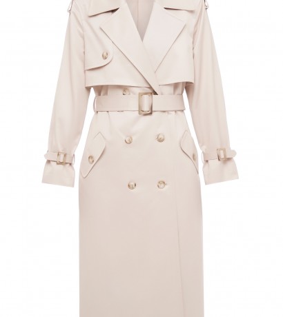 Тренч двубортный классический из хлопка