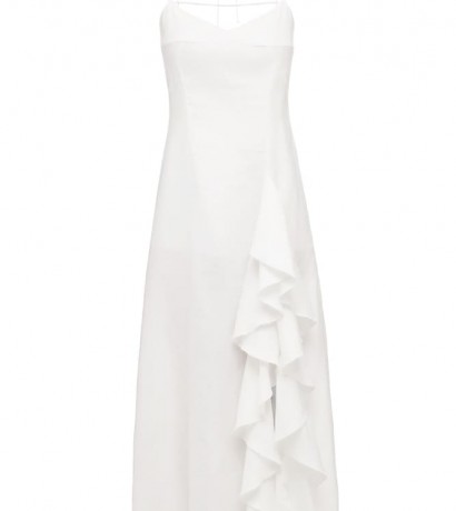 Ruffle trim maxi sundress