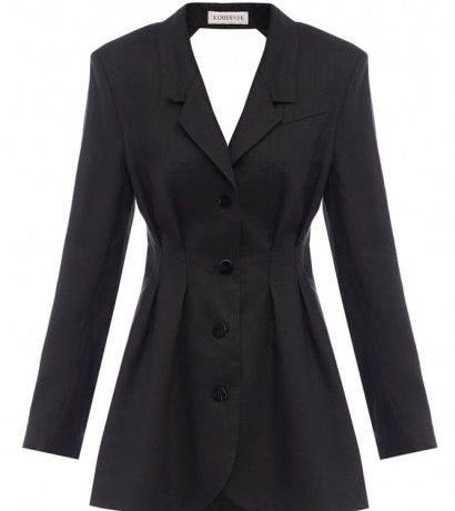 Open back jacket-dress