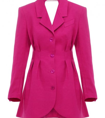 Жакет-платье с вырезом на спине